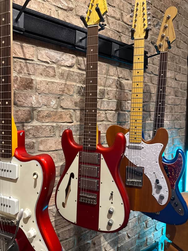Nashguitars Custom Semi-Hollow Triple Humbucker Hardtail - Candy Apple Red w/OHSC image 1