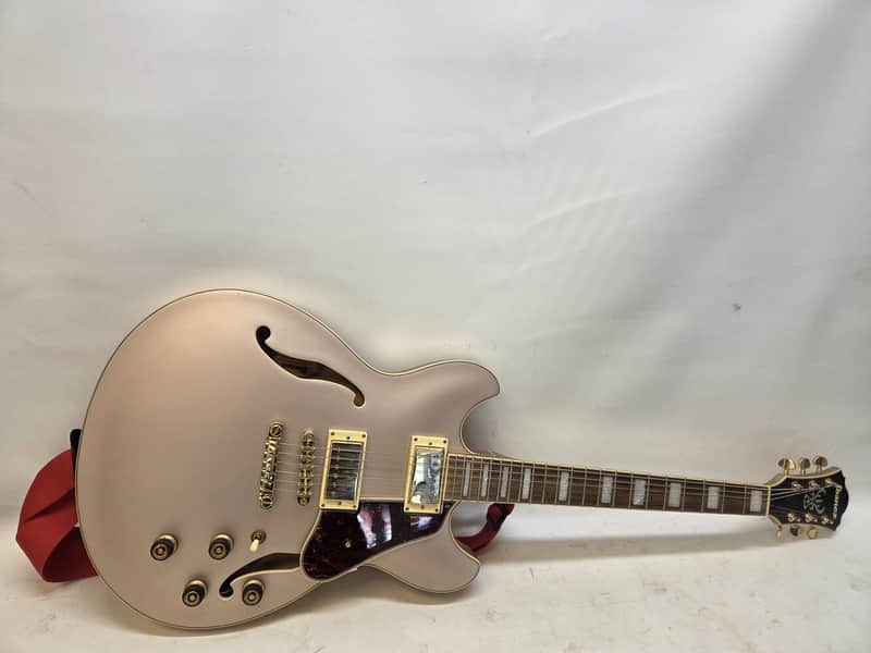 Ibanez AS73G-RGF Artcore 2020 - 2024 - Rose Gold Metallic Flat image 1