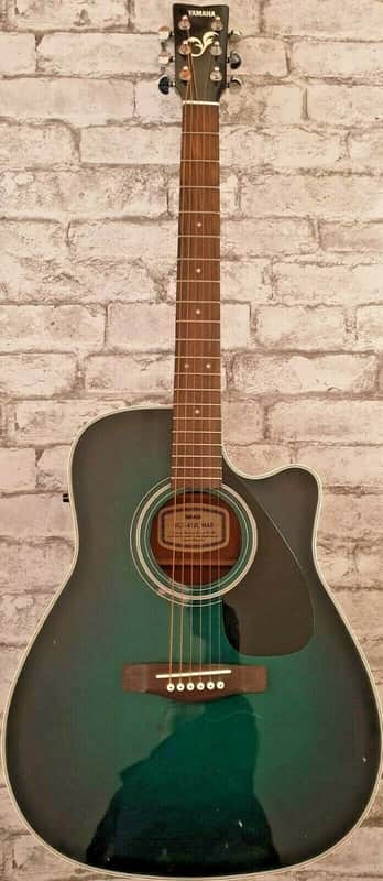 YAMAHA FGX-412C MAB ELECTRO ACOUSTIC GUITAR *GREAT CONDITION - WITH NEW STRINGS image 1
