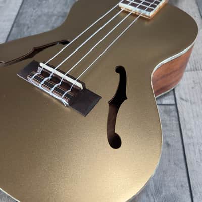 Kala JTE Archtop Tenor Ukulele - Kalamazoo Gold image 9