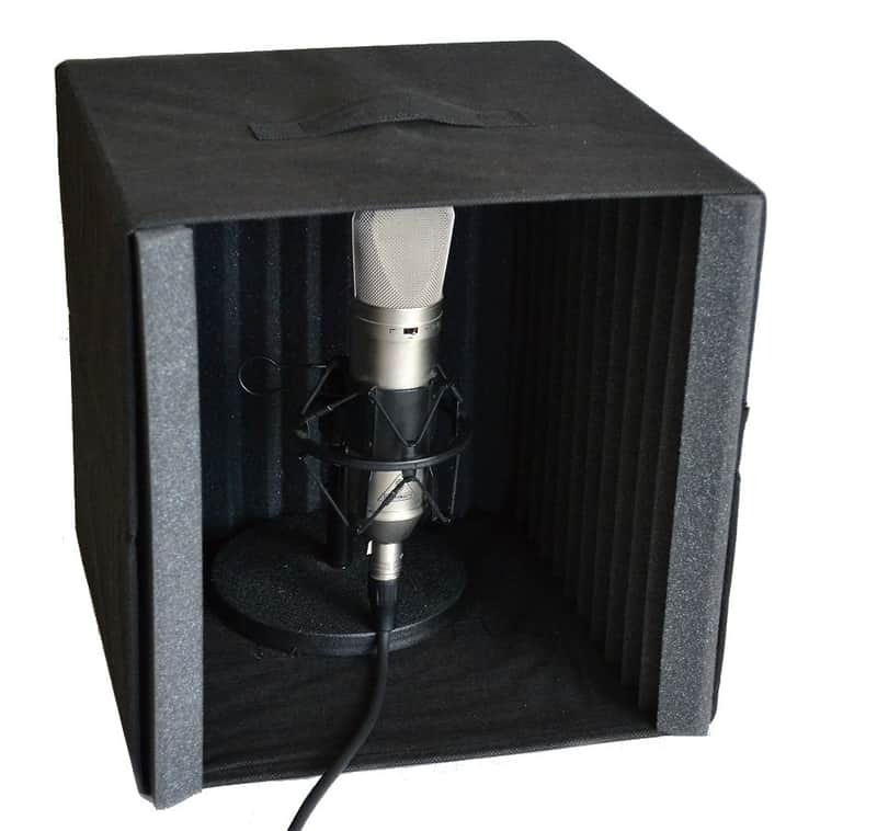 Vocal Booth - SK Sound Recording Equipment - Studio Microphone - Portable Vocal Isolation Booth image 1