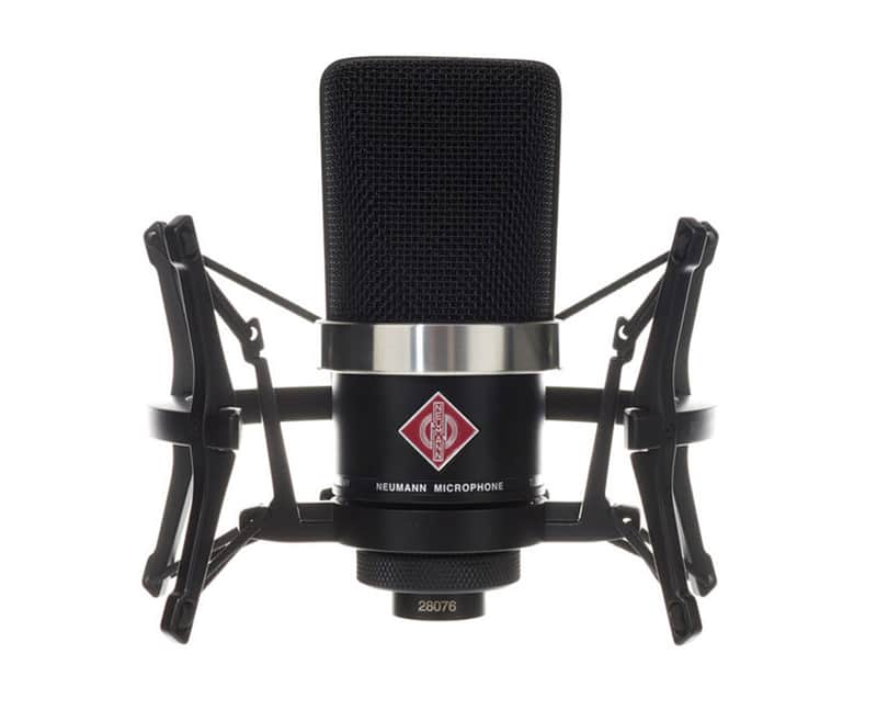 Neumann TLM102 Studio Set (Black) Condenser Microphone with EA4 Shockmount image 1