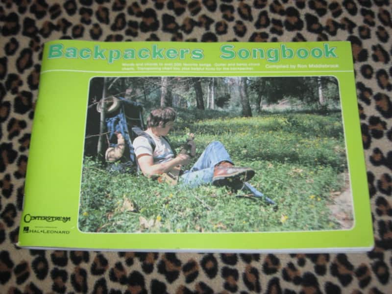 lightly handled, pre-owned Hal Leonard Backpackers Songbook, copyright date 1982- but not sure when it's actually from, Paperback, 112 inner black & white pages image 1