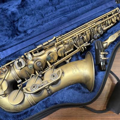 P. Mauriat SYSTEM-76 (II) ADK Alto Saxophone Dark Vintage Unlacquered New Unplayed Auth Dlr #523 image 1