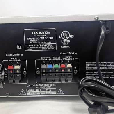 Onkyo TX-SR304 AV Receiver Amplifier Tuner Stereo Dolby Ditigal DTS Surround - Silver Bild 11