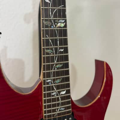 Ibanez RG8570Z-RS J. Custom with Ebony Fretboard 2019 - 2022 - Red Spinel image 5