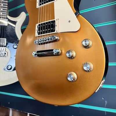 Gibson Les Paul '50s Tribute T Satin Gold Top Dark Back 2016 Electric Guitar image 5