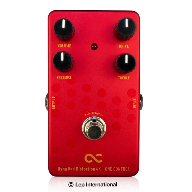 One Control Dyna Red Distortion 4K - DRD4k - Dynamic and Responsive Effects Pedal for Electric Guitar - NEW! image 1