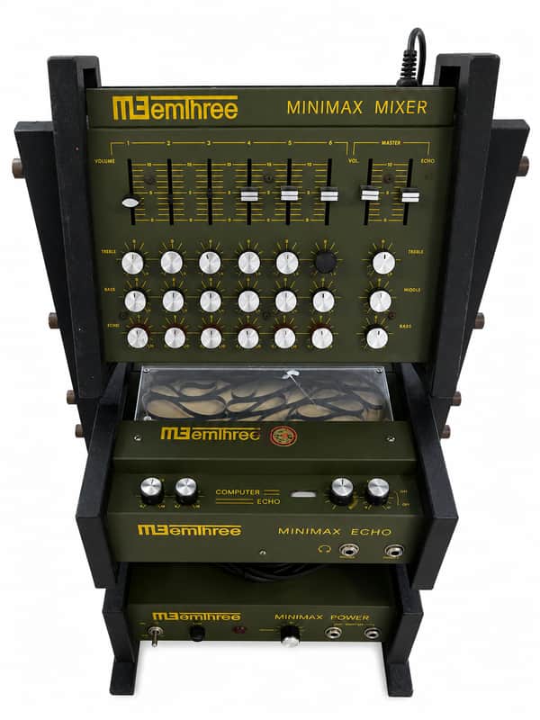 M3 m3 emthree Tape Echo Combo 1970 / 1980 - Green image 1
