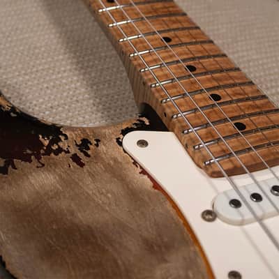 Xotic XSC-1 3 Tone Burst Electric Guitar - Super Heavy Aging - NAMM 2026 image 6