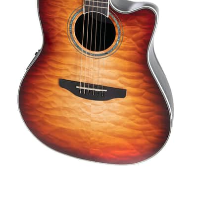 Ovation Celebrity Acoustic Electric Guitar - Cognac Burst image 2