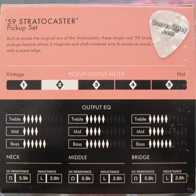 Fender Pure Vintage '59 Stratocaster Pickups Set 0992236000 image 2