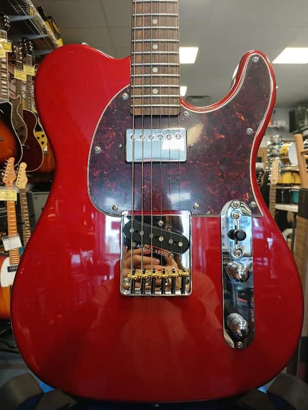 G&L Tribute ASAT Classic Bluesboy Electric Guitar - Candy Apple Red