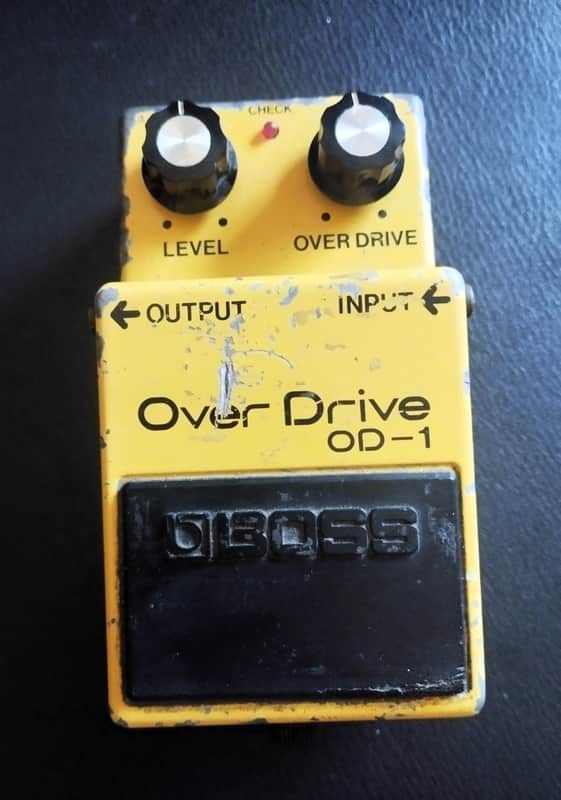 Boss OD-1 Over Drive (Black Label Japan 1977-1985) ANALOGMAN mod image 1