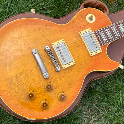 1992 Gibson Custom Shop 1960 RI Les Paul Tom Murphy Birdseye Maple Top Sunburst image 1
