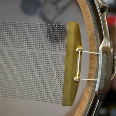 Vintage 1950s Ludwig & Ludwig USA Maple/Poplar 6.5x14" Snare Drum - Black Lacquer Finish image 15