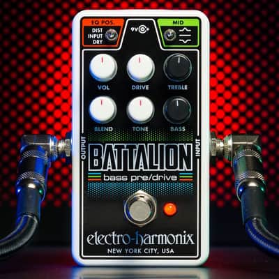 Electro Harmonix Nano Battalion Bass Preamp & Overdrive Pedal image 10