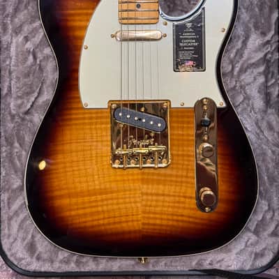 Fender American Professional II Custom 75th Anniversary Telecaster 2 Color Sunburst New Unplayed Auth Dlr 8lb6oz #893 image 3