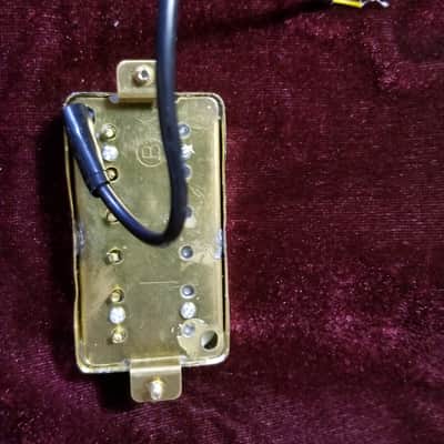 Firefly Gold Covered Humbucker- Deep Profile 10.5k Gold 4-Conductor image 2