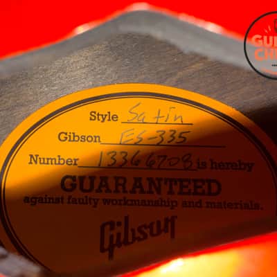 2016 Gibson Memphis ES-335 Satin Cherry w/ OHSC image 12