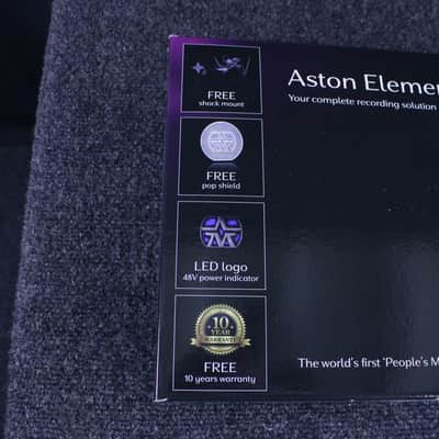 Aston Element Cardioid Large Diaphragm Condenser Microphone 2020 - Present - Black image 3