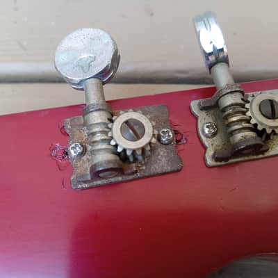 Vintage Circa 1965 Teisco TG-64 Electric Guitar! Japan, Monkey Grip! image 18