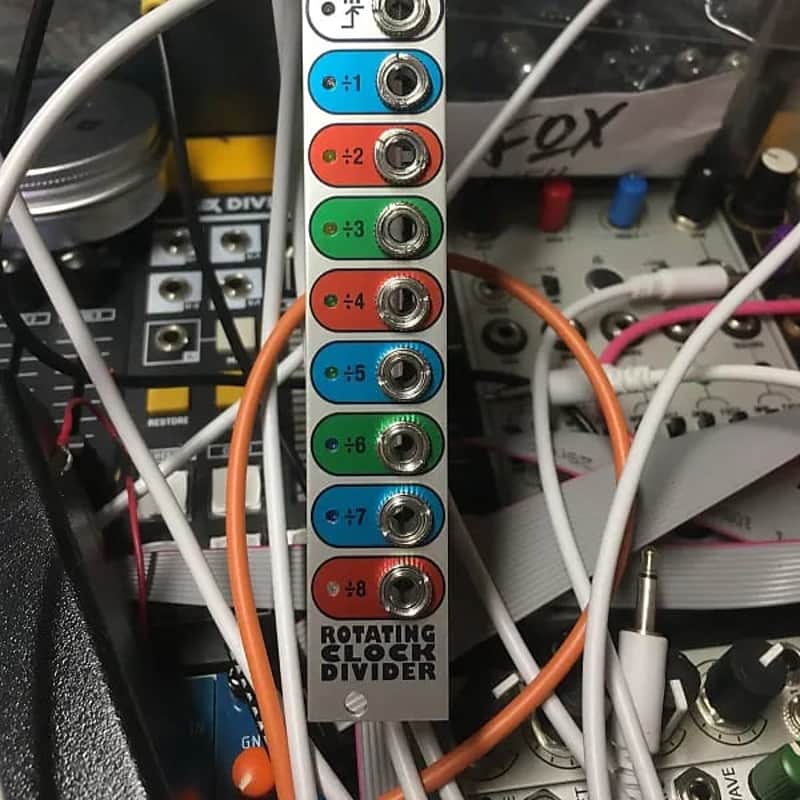 2010s 4MS Rotating Clock Divider Silver