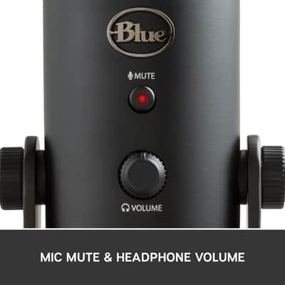 Blue Yeti Multipattern USB Microphone -Blackout image 2