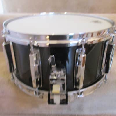 Yamaha Vintage Recording Custom Snare Drum, 14 X 6.5, Black Lacquer, Japan Made - 1983! image 10