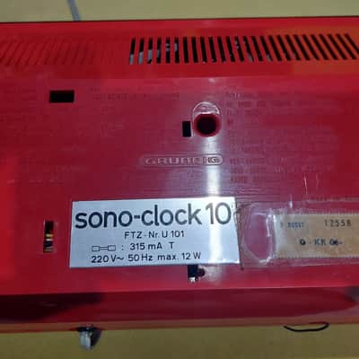 Grundig Sono Clock 10 1974 - Red image 5