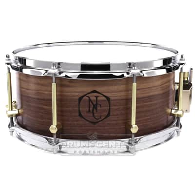 Noble & Cooley Solid Shell Classic Walnut Snare Drum 13x6 Natural Oil image 1