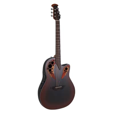 Ovation Celebrity Elite CE44-RRB A/E Guitar - Reverse Red Burst - Open Box image 2