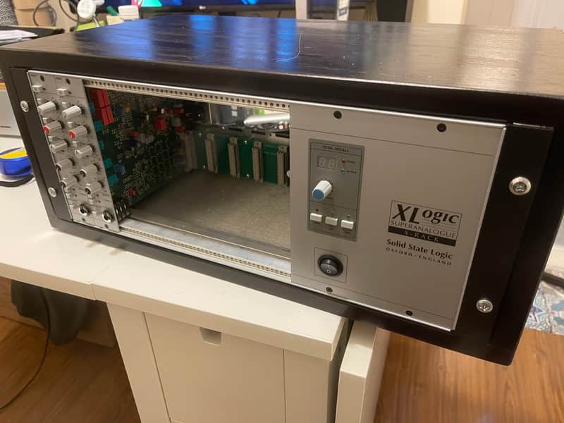 Solid State Logic X-Rack Loaded with 2 XR621 Mic Preamp Modules image 1