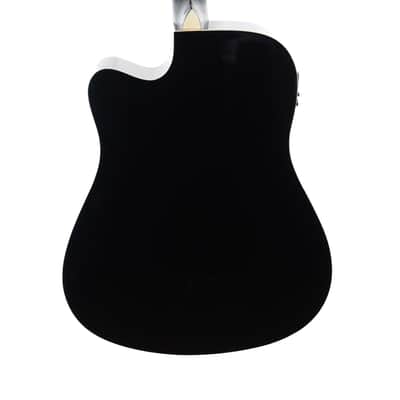 Washburn WA90CEVSB Dreadnought acoustic electric guitar, vintage sunburst image 13
