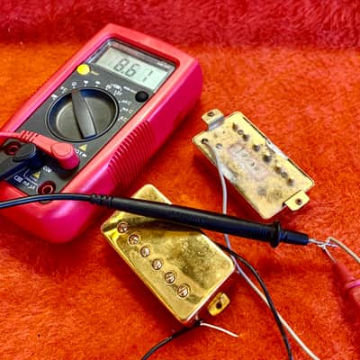 Tokai Love rock custom humbucker pickups 1980 Gold ls-80 ls-120 ls-60 original vintage mij japan PAF image 4