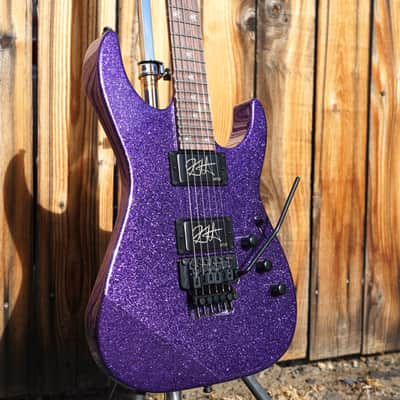 ESP Custom Shop KH-2 Neck Thru Purple Sparkle Kirk Hammett 6-String Electric Guitar w/ Case image 7