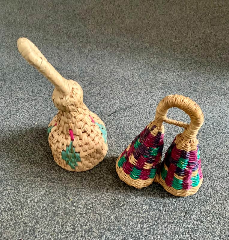 Handmade Basket shakers 1990s image 1
