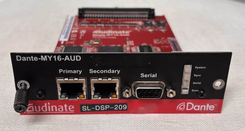 Audinate - Yamaha DANTE-MY16-AUD Expansion Card image 1