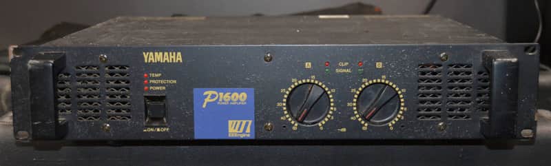 Yamaha P1600 Power Amplifier - Black | Reverb