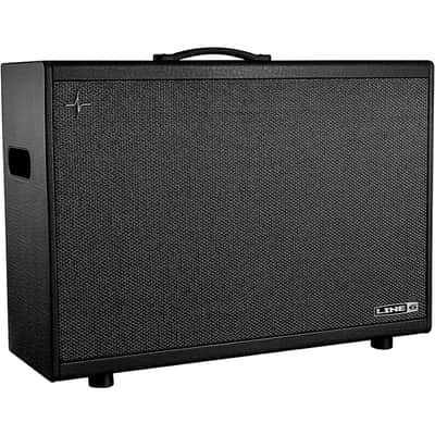 Line 6 Powercab 212 Plus 500W 2x12 Powered Stereo Guitar Speaker Cab Regular Black and Silver image 1