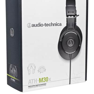 (2) Audio Technica ATH-M30X Professional Studio Monitor Collapsible Headphones image 4