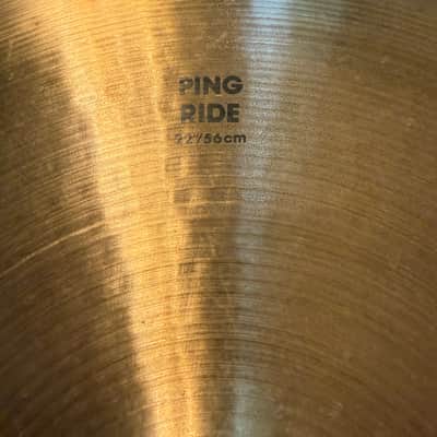 Zildjian 22" A Series Ping Ride Cymbal 1986 - 2012 - Traditional image 2