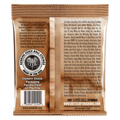 Ernie Ball 2144 Earthwood Phos/ Bro Medium Acoustic Strings (13-56) image 2