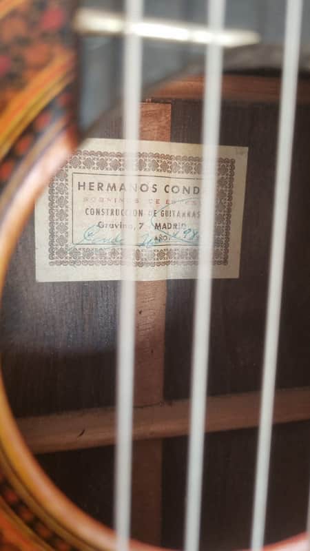 Guitarra flamenca Hermanos conde flamenco guitar  brazilian Roseweod 1987 image 1