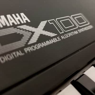 Yamaha DX100 Programmable Algorithm Synthesizer 1985 - Black