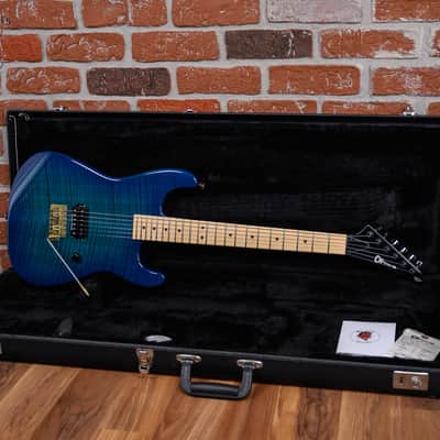 Charvel USA Custom Shop San Dimas Custom Flame Maple Top Chlorine Burst 2006 w/OHSC image 2