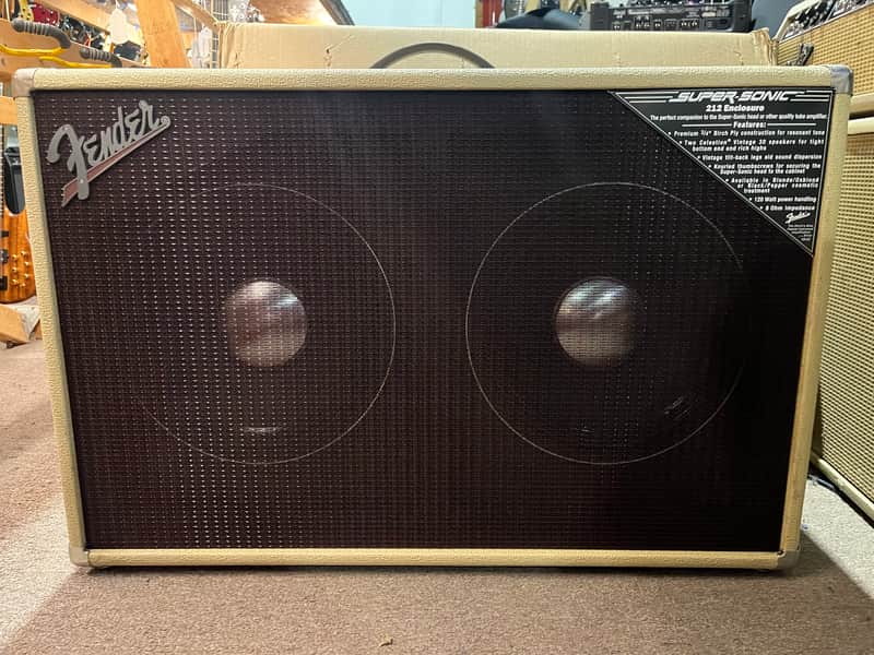 Fender 2x12 Super Sonic Speaker Cabinet with Box - Local Pickup Only image 1