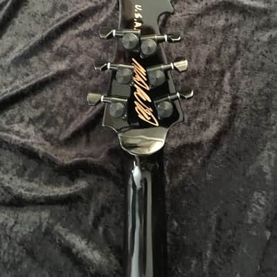 Flying V Custom Shop (Used)  Buckeye Burl Top Handcrafted Black Diamond USA image 12