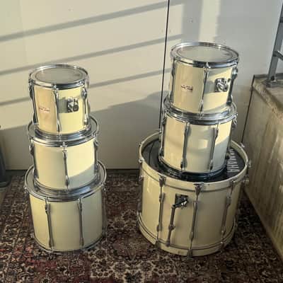 Yamaha Power Recording Custom Mid 1980's - Stage White Lacquer image 7