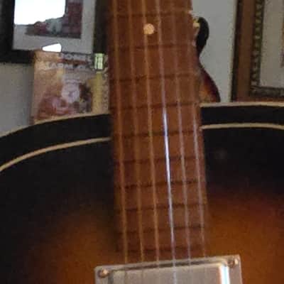 Airline possibly produced for Montgomery Ward by Harmony Guitar Chicago Acoustic Late 50s thought early 60s - Plain image 3